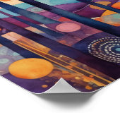 Downloadbaar poster geweldige kleuren voor kinderk (Hoek)