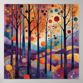 Downloadbaar poster geweldige kleuren voor kinderk