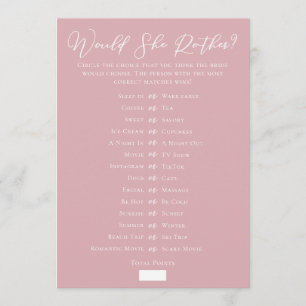 Downloadbaar Roze Bruiloft Feest Gokspel Kaart