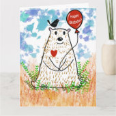 Downloadbare Beer Verjaardag Kaart (Voorkant)