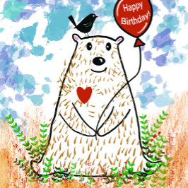 Downloadbare Beer Verjaardag Kaart