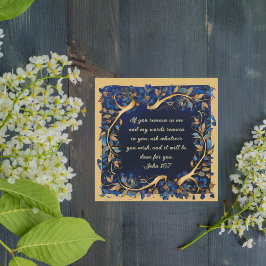 Downloadbare Bijbelvers Boomtak Feestdagenkaart