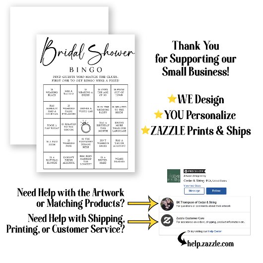 DOWNLOADBARE Bruids Bingo Vrijgezellenfeest Spel Poster