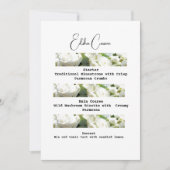 Downloadbare bruiloft Traditioneel Delicious Menu Kaart (Voorkant)