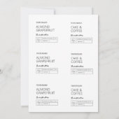 Downloadbare Candle Sjablonen Kaart (Achterkant)