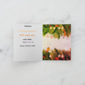 Downloadbare Gevouwen Uitnodiging Kerstmis Stockin (Binnen)