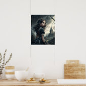 downloadbare Gothic Alice in Wonderland Poster (Keuken)