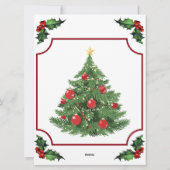 Downloadbare Holiday Specials Menu (Achterkant)