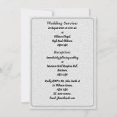 Downloadbare Humming Bird Wedding Invitation Kaart (Achterkant)