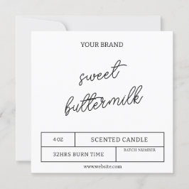 Downloadbare kaarsetiketten kaart