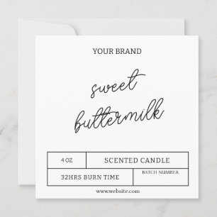 Downloadbare kaarsetiketten kaart