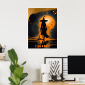Downloadbare magische gotische Valentijnse heksent Poster (Thuiskantoor)