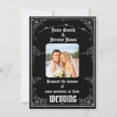 Downloadbare minimale foto bruiloft uitnodiging Ka (Voorkant)