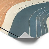 Downloadbare minimalistische botanische kunst - Ab Poster (Hoek)