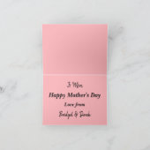 Downloadbare Moederdag Bloemen Moeder Hummingbird Kaart (Binnen)