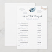 Downloadbare naam die Storybook Game Kaart (Voorkant / Achterkant)