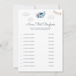 Downloadbare naam die Storybook Game Kaart