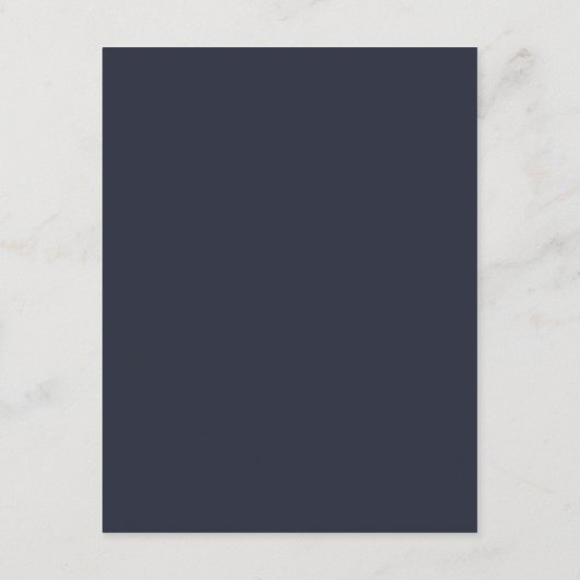 DOWNLOADBARE Navy & White Guest Details Kaart (Achterkant)
