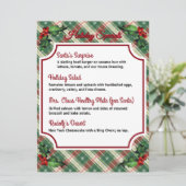 Downloadbare Playa Holiday Specials Menu (Staand voorkant)