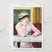Downloadbare Plum Brandy van Edouard Manet Kaart (Voorkant)