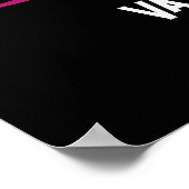 Downloadbare, roze magische heks Valentijn's Day Poster (Hoek)