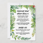 Downloadbare seruminstructie-Sjabloon Kaart (Voorkant)