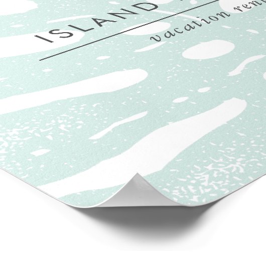 DOWNLOADBARE Tropic Botanicals Business Logo Sign Poster (Hoek)