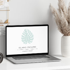 DOWNLOADBARE Tropic Botanicals Business Logo Sign Poster