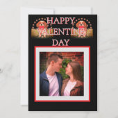 Downloadbare Valentijnsdag-harten uitnodigingskaar Kaart (Voorkant)