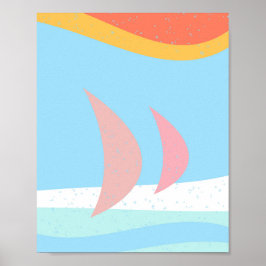 Downloadbare zeilboten Abstract Poster