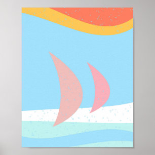 Downloadbare zeilboten Abstract Poster
