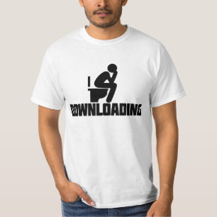 Downloaden - Funny Toilet Pooping T-shirt