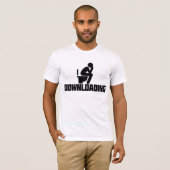 Downloaden - Funny Toilet Pooping T-shirt (Voorkant volledig)