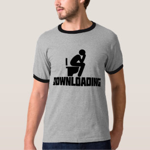 Downloaden - Funny Toilet Pooping T-shirt