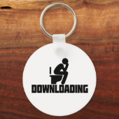 Downloaden - Grappige wc-poep Sleutelhanger (Voorkant)