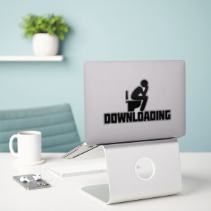 Downloaden - Grappige wc-poepend Sticker