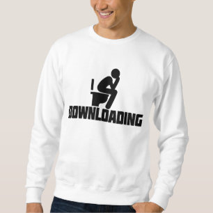 Downloaden - Grappige wc-poepend Trui