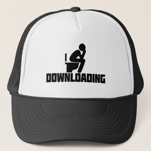 Downloaden - Grappige wc-uitwerpselen Trucker Pet (Voorkant)