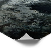 Downpour at Etretat Poster (Hoek)