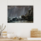 Downpour at Etretat Poster (Keuken)