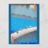 Downpour by Hiroshige Briefkaart (Voorkant)