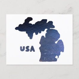 Downriver Michigan River Briefkaart