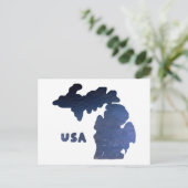 Downriver Michigan River Briefkaart (Staand voorkant)