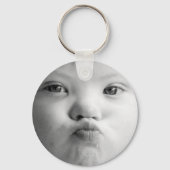 Down's Syndrome Kiss Sleutelhanger (Voorkant)