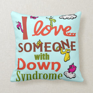 Downsyndroom bewustwording kussen
