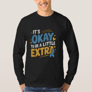 Downsyndroom Bewustzijn Extra Chromosoom Trisomie T-shirt