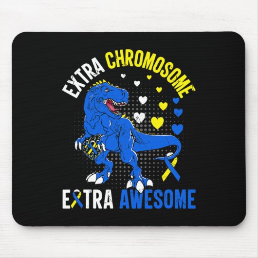 Downsyndroom bewustzijn extra Geweldige Muismat (Voorkant)