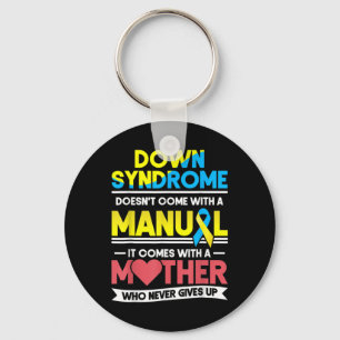 Downsyndroom Bewustzijn Komt Niet Met Een Handleid Sleutelhanger