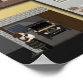 Downton Abbey Pixel Art Poster (Hoek)