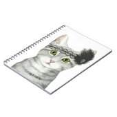 Downton Cat | Bejeweld met kant Notitieboek (Linkerzijde)